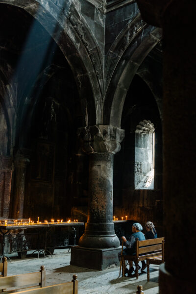 Geghard Monastery, one of the most popular sights of Armenia