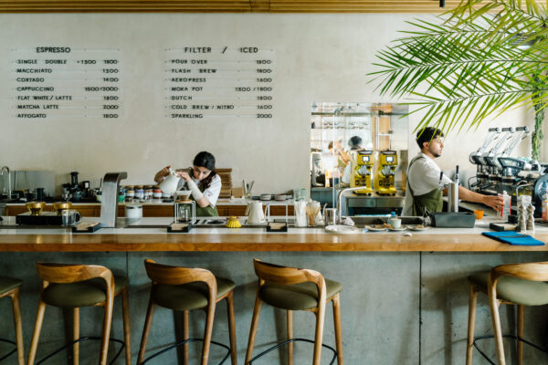 Afrolab Roastery, part of the "Collective" and the first third-wave café in Yerevan